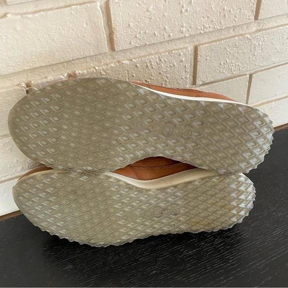 ECCO Mens Sneak Retro Tie Fashion Sneaker Brown EUR 42 Leather Comfort - Picture 6 of 7